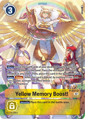 Yellow Memory Boost! [P-037] (Digimon Adventure Box 2) [Promotional Cards] | Clutch Gaming