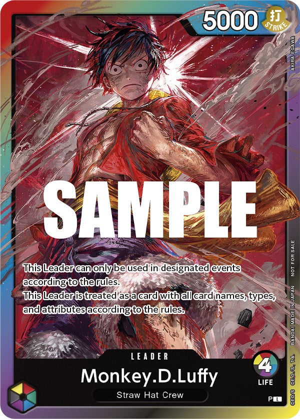 Monkey.D.Luffy (Leader Pack) (Sealed Battle 2023 Vol. 1) [One Piece Promotion Cards] | Clutch Gaming