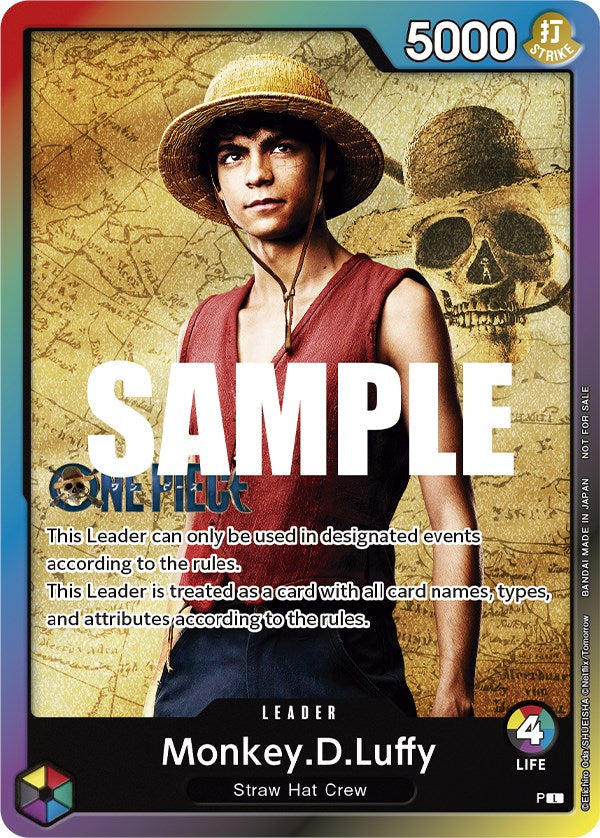 Monkey.D.Luffy (Leader Pack - Live Action) (Sealed Battle 2023 Vol. 1) [One Piece Promotion Cards] | Clutch Gaming