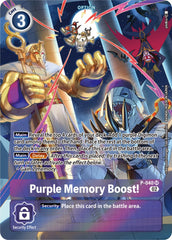 Purple Memory Boost! [P-040] (Digimon Adventure Box 2) [Promotional Cards] | Clutch Gaming