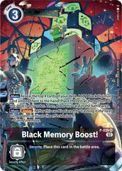 Black Memory Boost! [P-039] (Digimon Adventure Box 2) [Promotional Cards] | Clutch Gaming