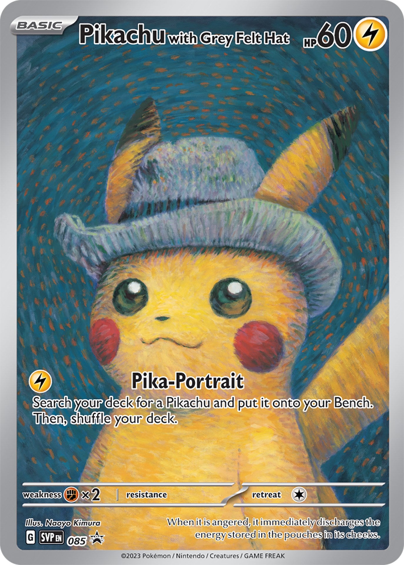 Pikachu with Grey Felt Hat (085) [Scarlet & Violet: Black Star Promos] | Clutch Gaming