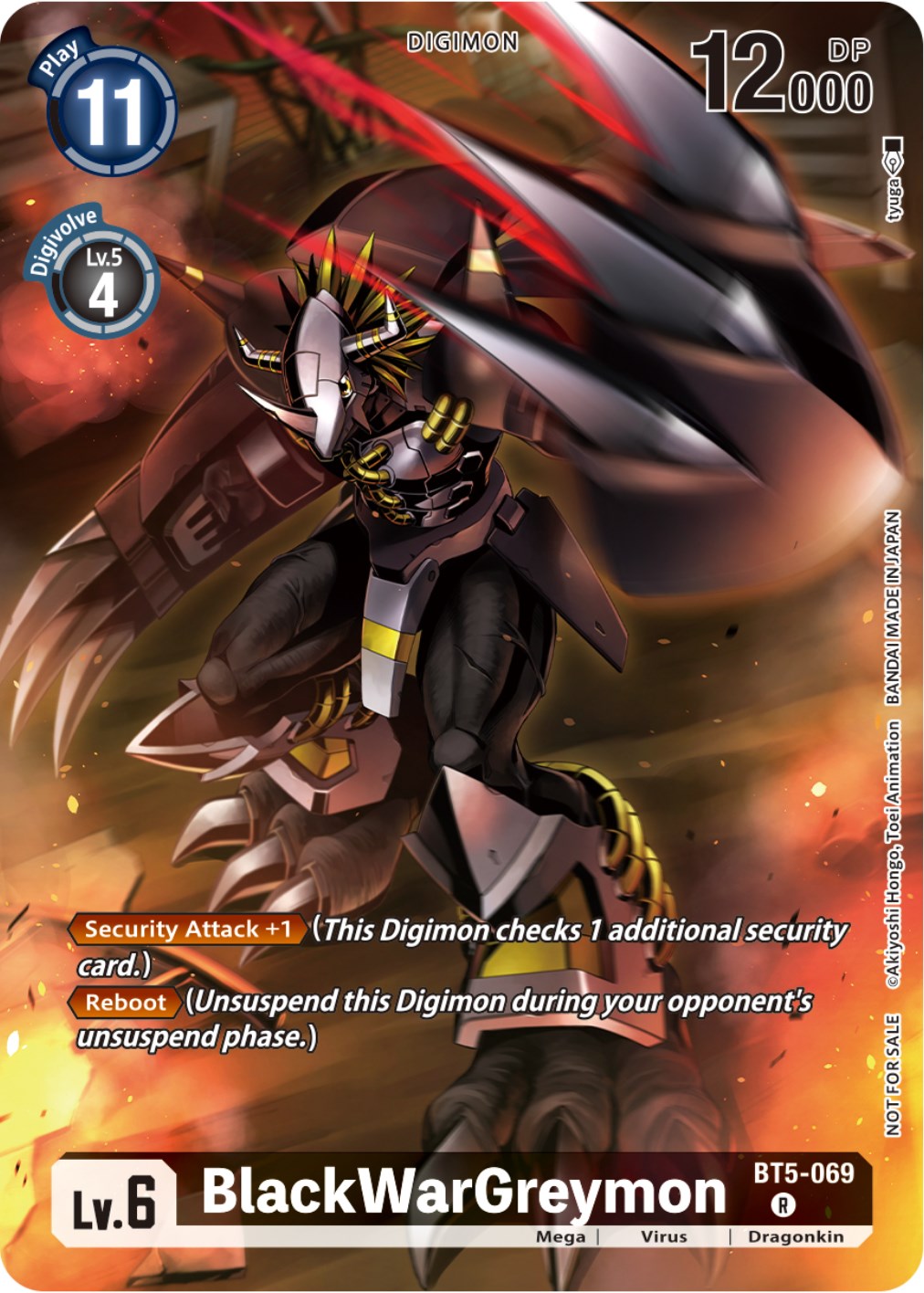 BlackWarGreymon [BT5-069] (Tamer Party Pack -The Beginning-) [Battle of Omni Promos] | Clutch Gaming