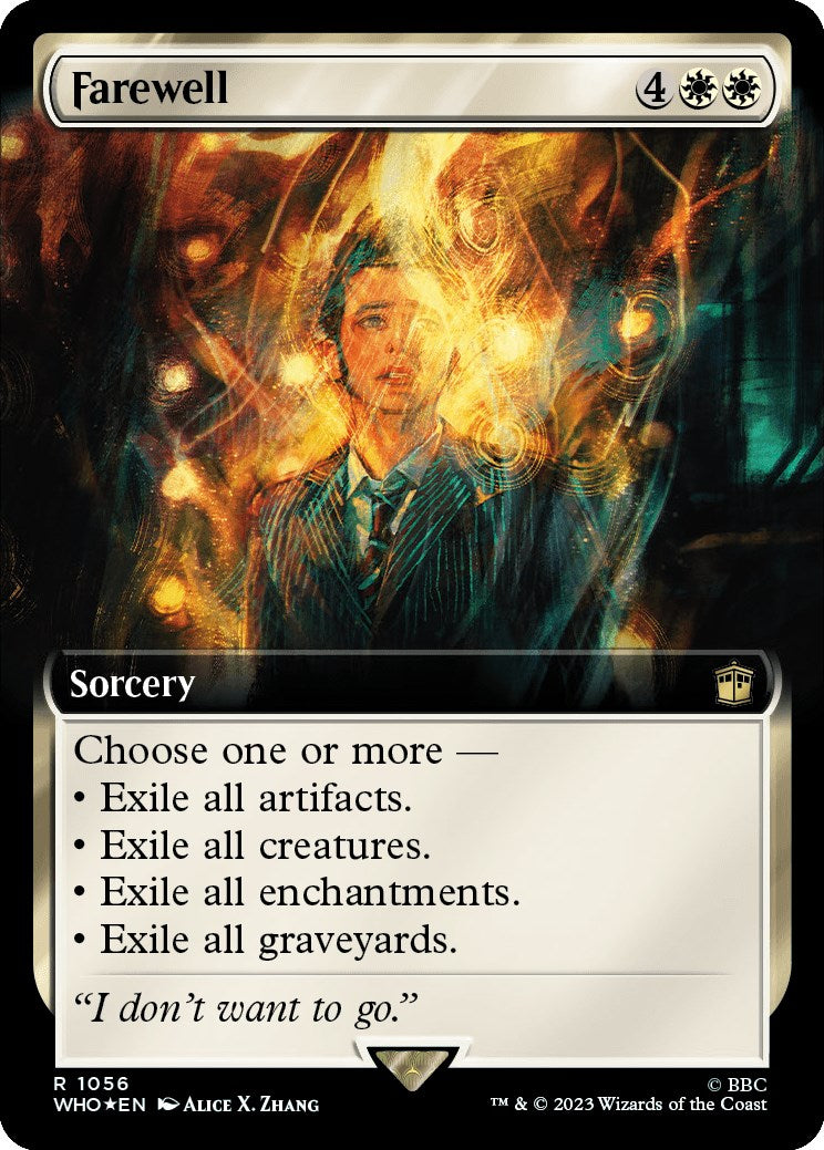 Farewell (Extended Art) (Surge Foil) [Doctor Who] | Clutch Gaming