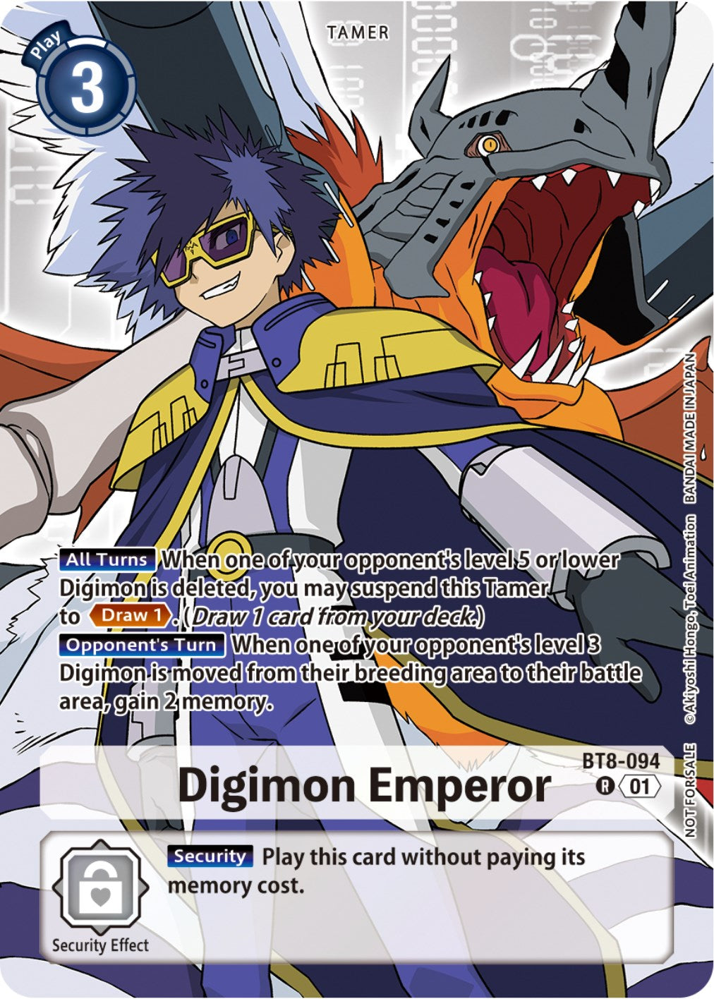 Digimon Emperor [BT8-094] (Tamer Party Pack -The Beginning-) [New Awakening] | Clutch Gaming