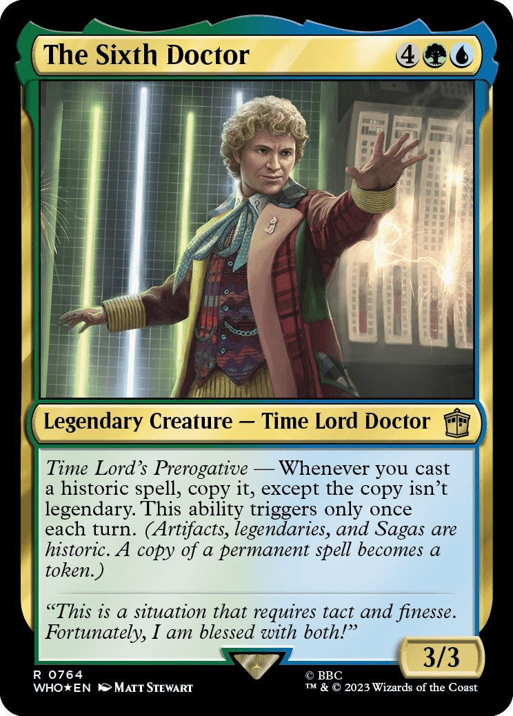 The Sixth Doctor (Surge Foil) [Doctor Who] | Clutch Gaming