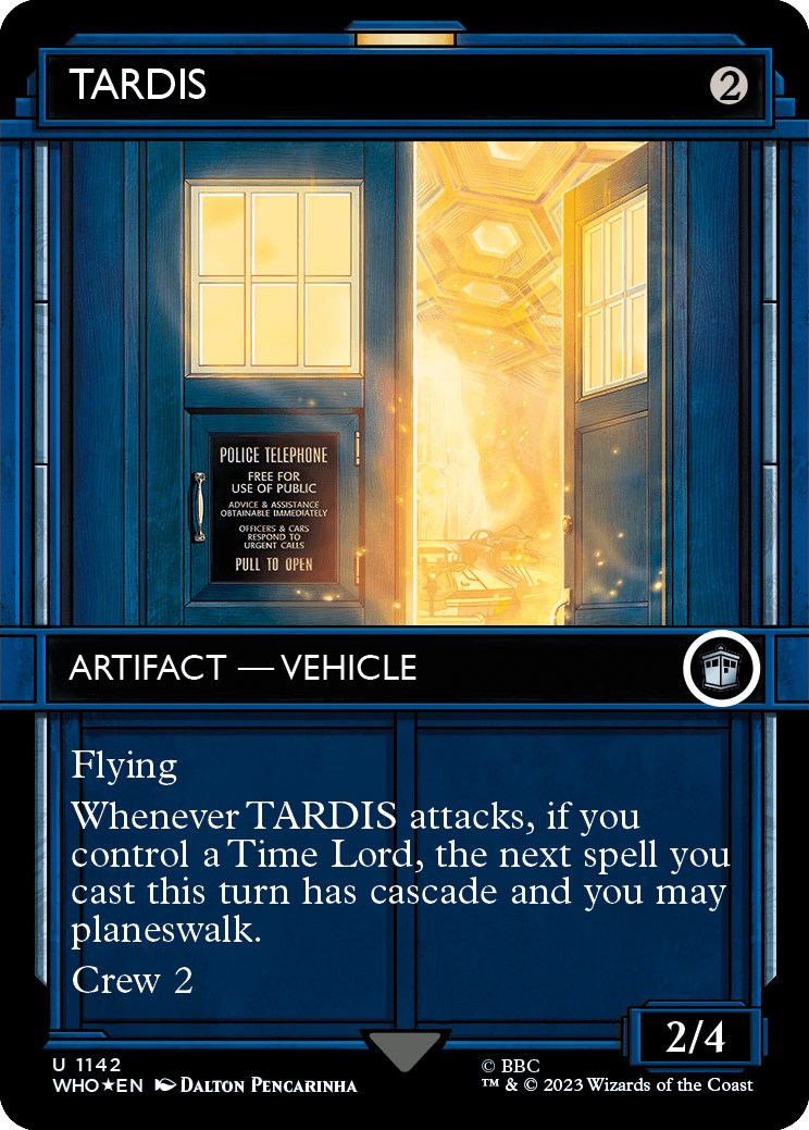 TARDIS (Showcase) (Surge Foil) [Doctor Who] | Clutch Gaming