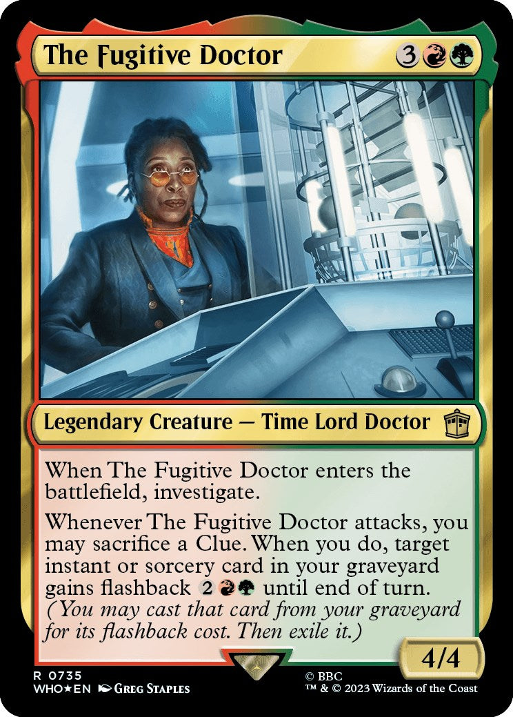 The Fugitive Doctor (Surge Foil) [Doctor Who] | Clutch Gaming