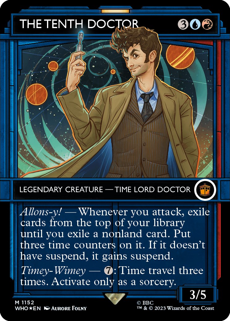 The Tenth Doctor (Showcase) (Surge Foil) [Doctor Who] | Clutch Gaming