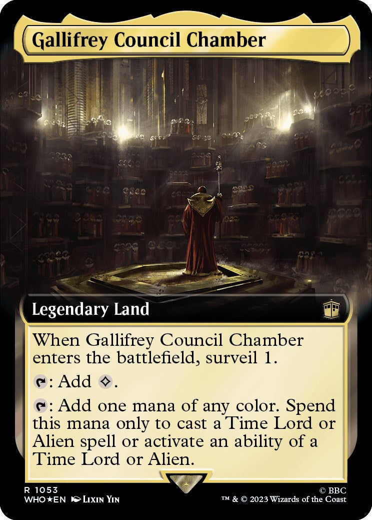 Gallifrey Council Chamber (Extended Art) (Surge Foil) [Doctor Who] | Clutch Gaming