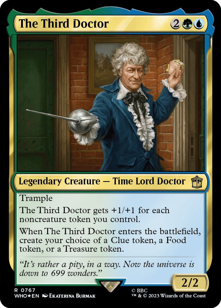 The Third Doctor (Surge Foil) [Doctor Who] | Clutch Gaming