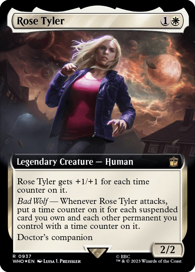 Rose Tyler (Extended Art) (Surge Foil) [Doctor Who] | Clutch Gaming