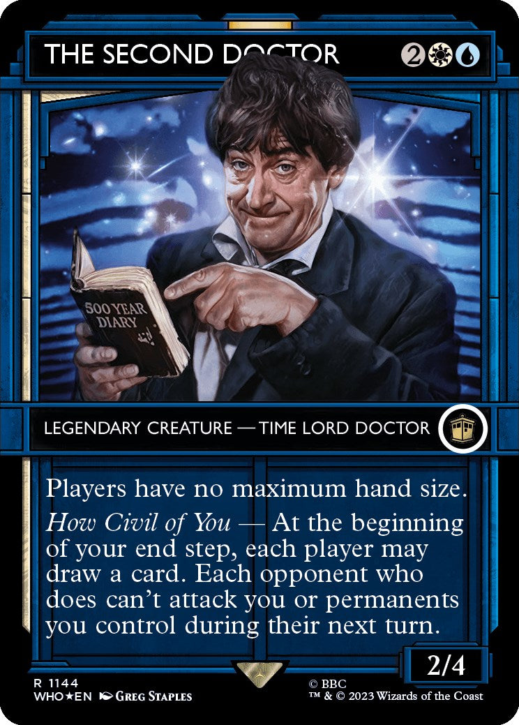 The Second Doctor (Showcase) (Surge Foil) [Doctor Who] | Clutch Gaming