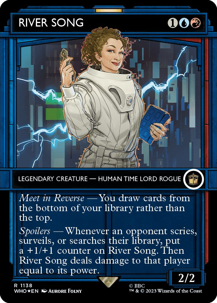 RIVER SONG (Showcase) (Surge Foil) [Doctor Who] | Clutch Gaming