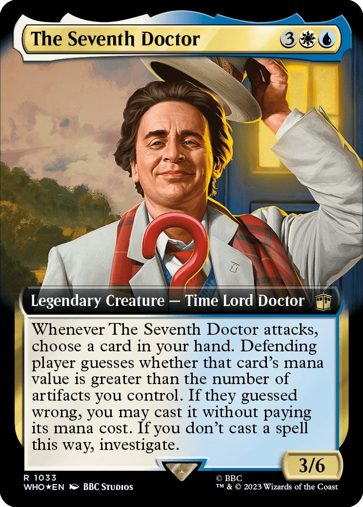 The Seventh Doctor (Extended Art) (Surge Foil) [Doctor Who] | Clutch Gaming