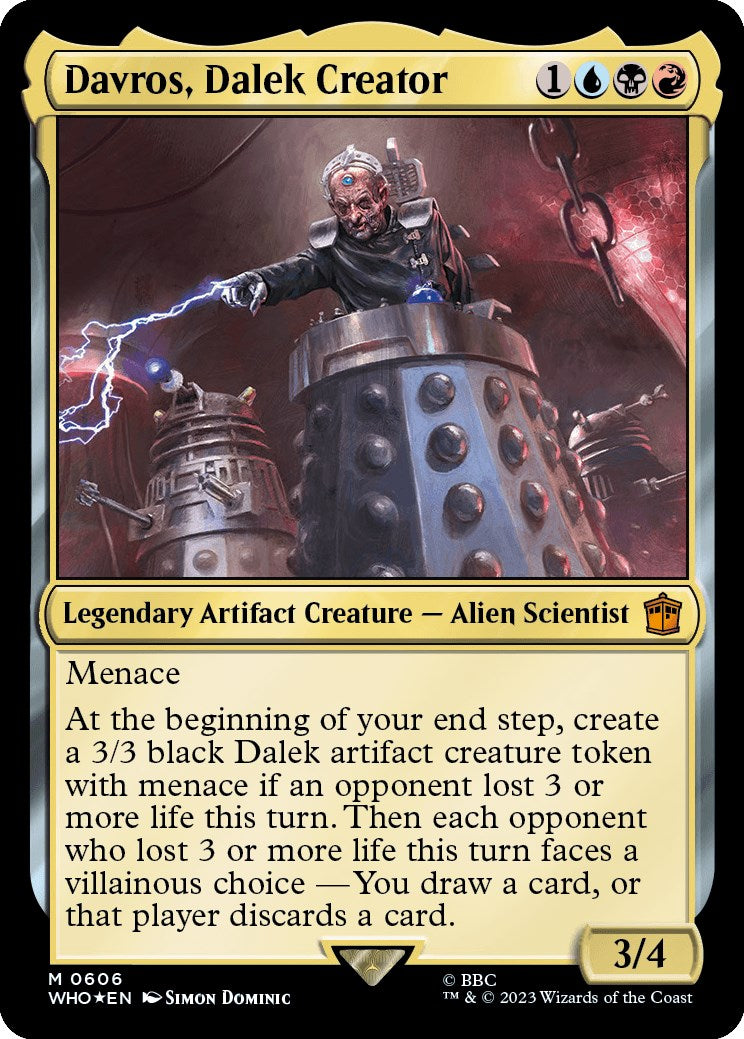 Davros, Dalek Creator (Surge Foil) [Doctor Who] | Clutch Gaming