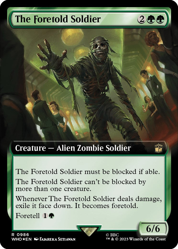 The Foretold Soldier (Extended Art) (Surge Foil) [Doctor Who] | Clutch Gaming