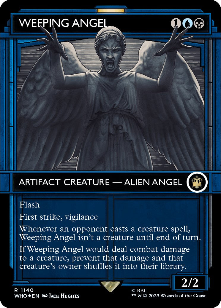 Weeping Angel (Showcase) (Surge Foil) [Doctor Who] | Clutch Gaming