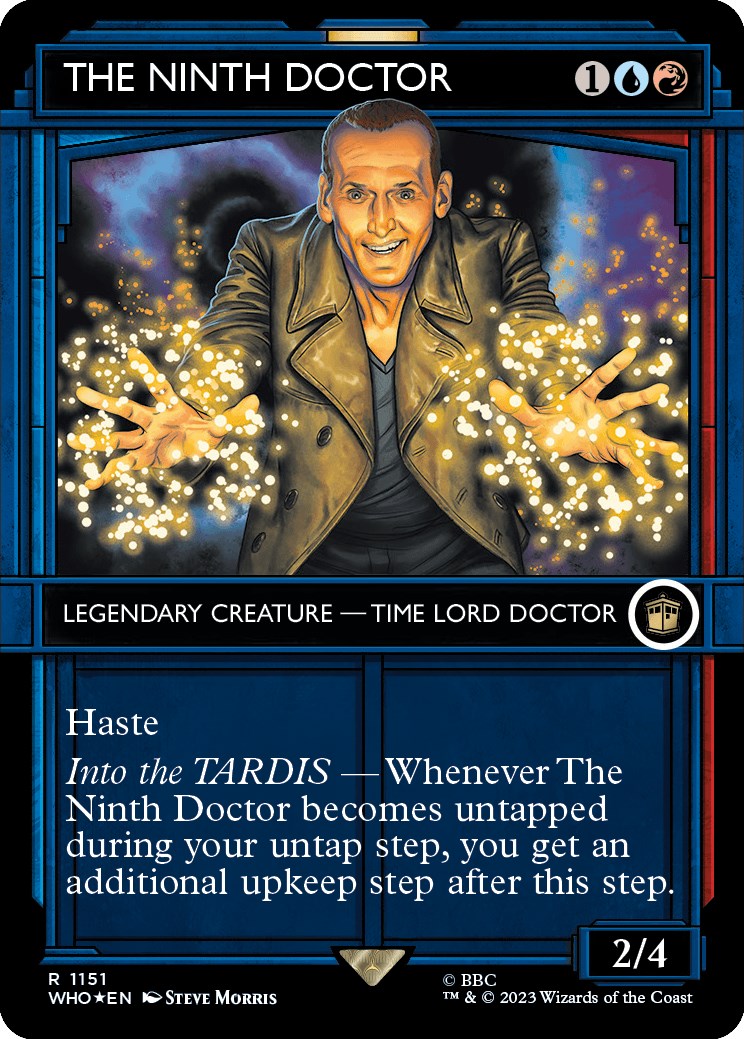 The Ninth Doctor (Showcase) (Surge Foil) [Doctor Who] | Clutch Gaming