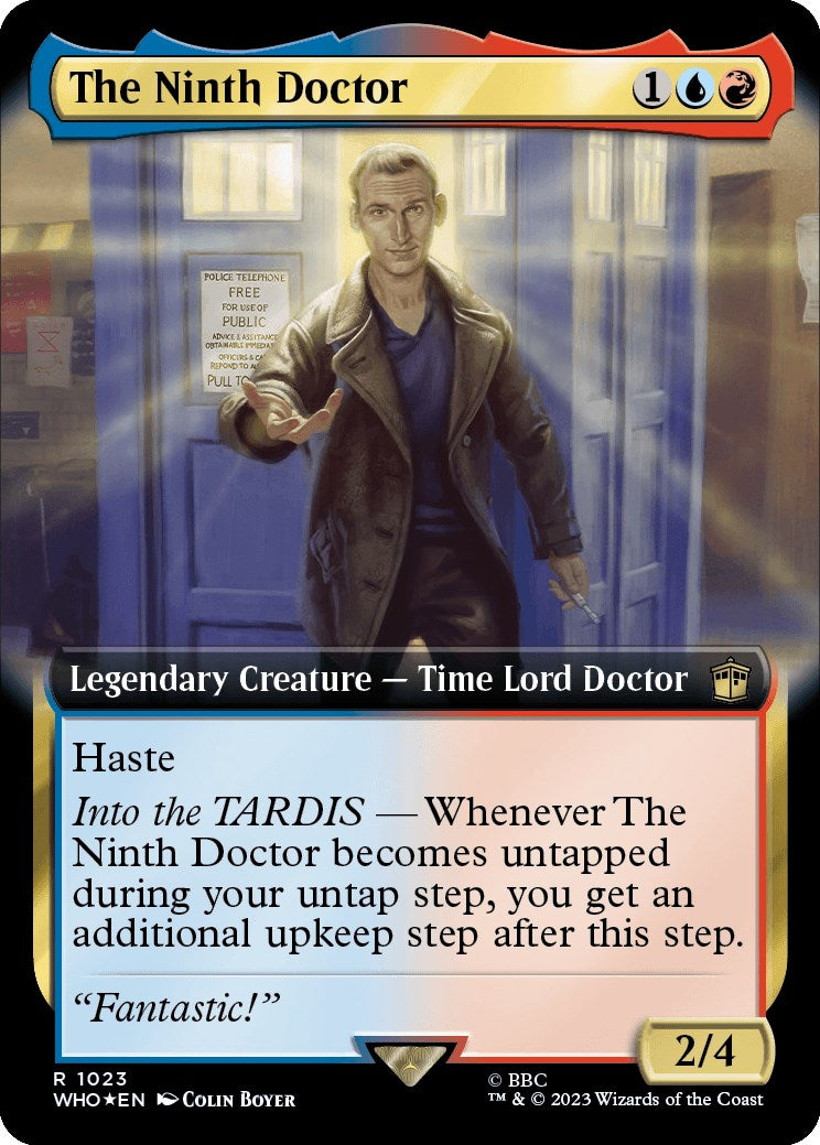 The Ninth Doctor (Extended Art) (Surge Foil) [Doctor Who] | Clutch Gaming