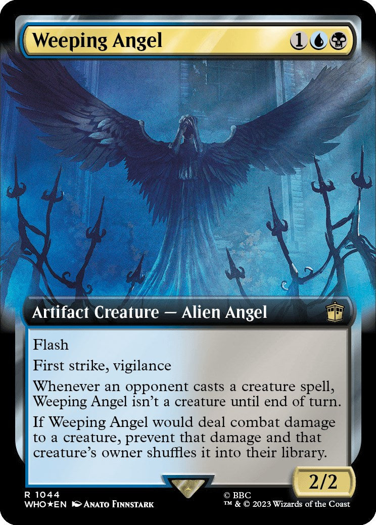 Weeping Angel (Extended Art) (Surge Foil) [Doctor Who] | Clutch Gaming