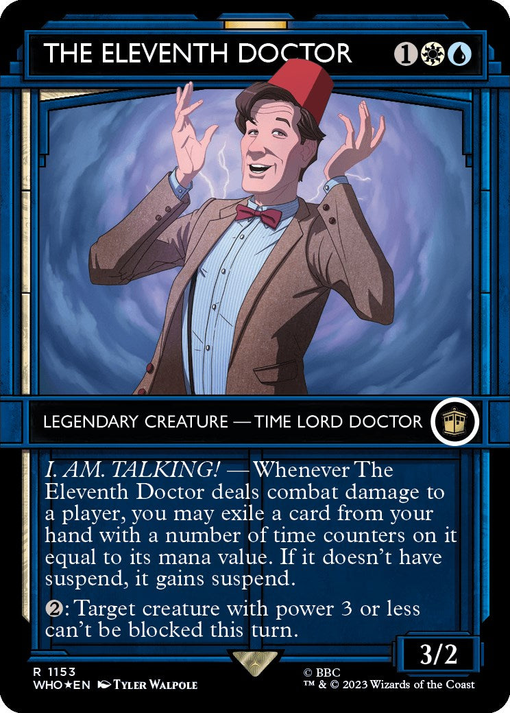 The Eleventh Doctor (Showcase) (Surge Foil) [Doctor Who] | Clutch Gaming