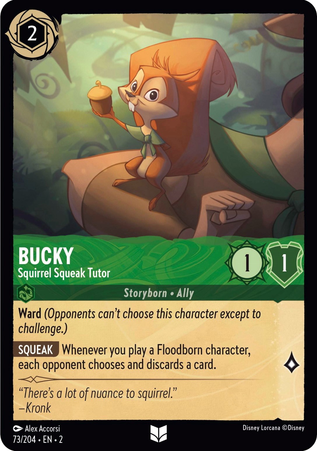 Bucky - Squirrel Squeak Tutor (73/204) [Rise of the Floodborn] | Clutch Gaming