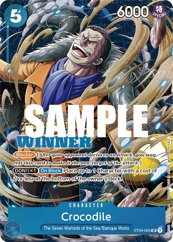 Crocodile (Winner Pack Vol. 5) [One Piece Promotion Cards] | Clutch Gaming