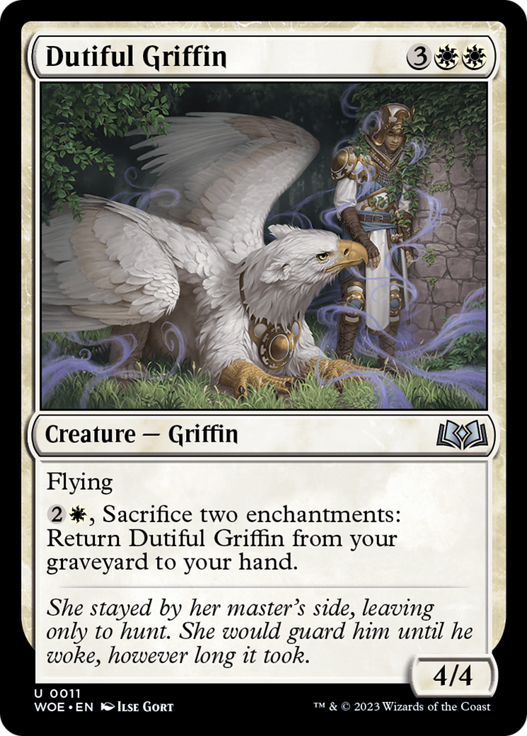 Dutiful Griffin [Wilds of Eldraine] | Clutch Gaming