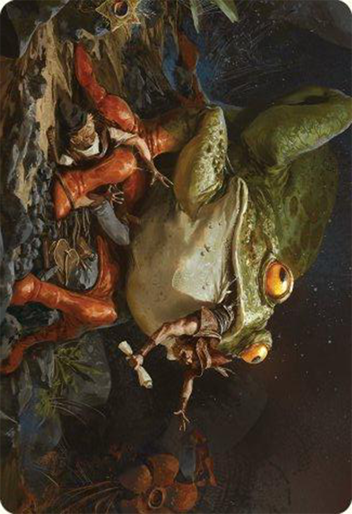 Rampant Frogantua Art Card [Modern Horizons 3 Art Series] | Clutch Gaming