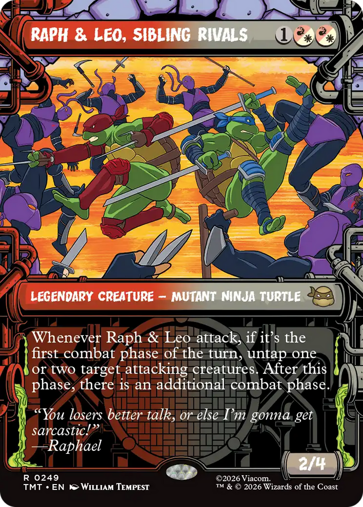 Raph & Leo, Sibling Rivals (Showcase) [Teenage Mutant Ninja Turtles] | Clutch Gaming