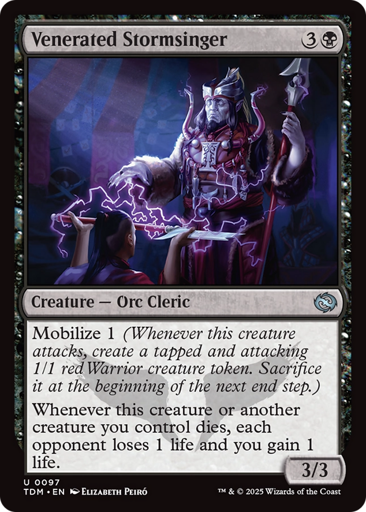 Venerated Stormsinger [Tarkir: Dragonstorm] | Clutch Gaming