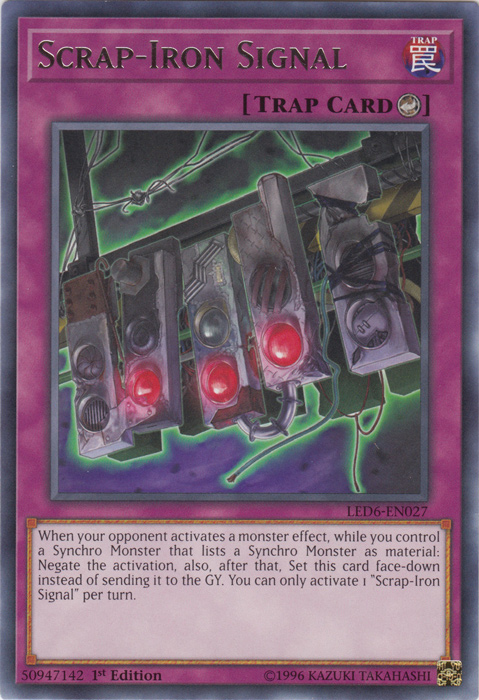 Scrap-Iron Signal [LED6-EN027] Rare | Clutch Gaming