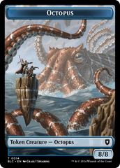 Octopus // Rabbit Double-Sided Token [Bloomburrow Commander Tokens] | Clutch Gaming