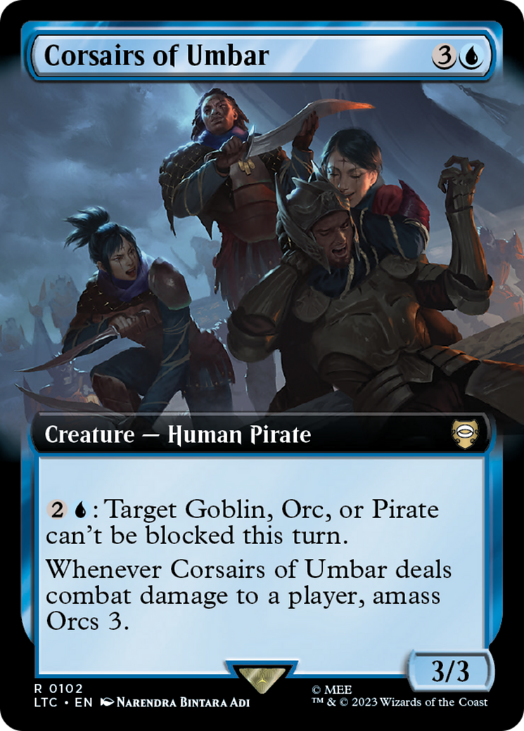 Corsairs of Umbar (Extended Art) [The Lord of the Rings: Tales of Middle-Earth Commander] | Clutch Gaming