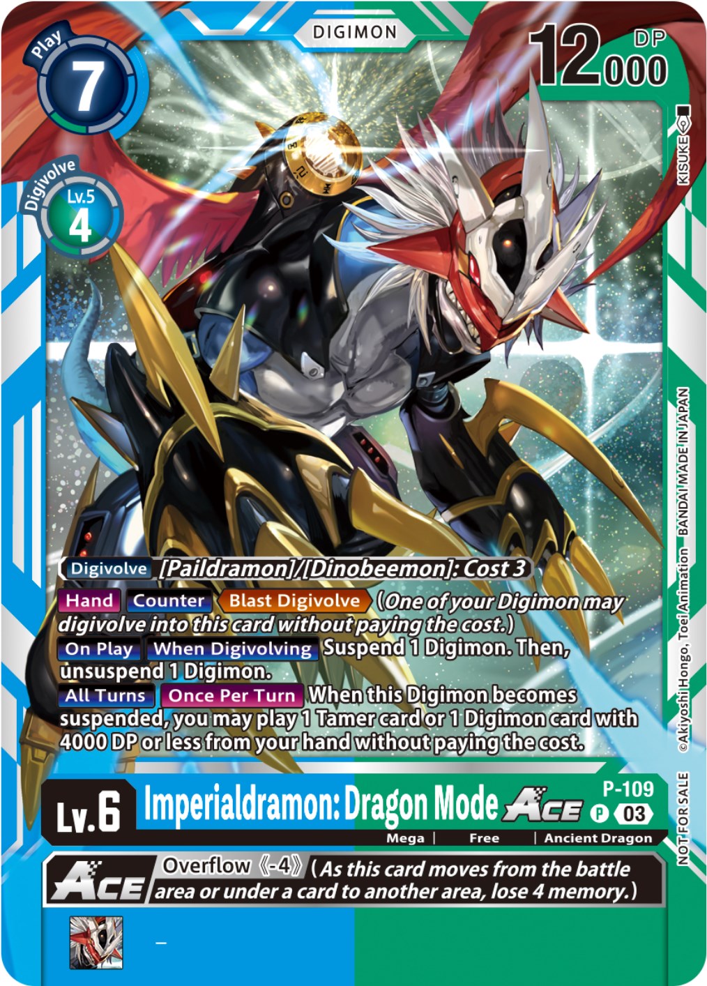 Imperialdramon: Dragon Mode Ace [P-109 ] (NYCC 2023 Demo Deck) [Promotional Cards] | Clutch Gaming