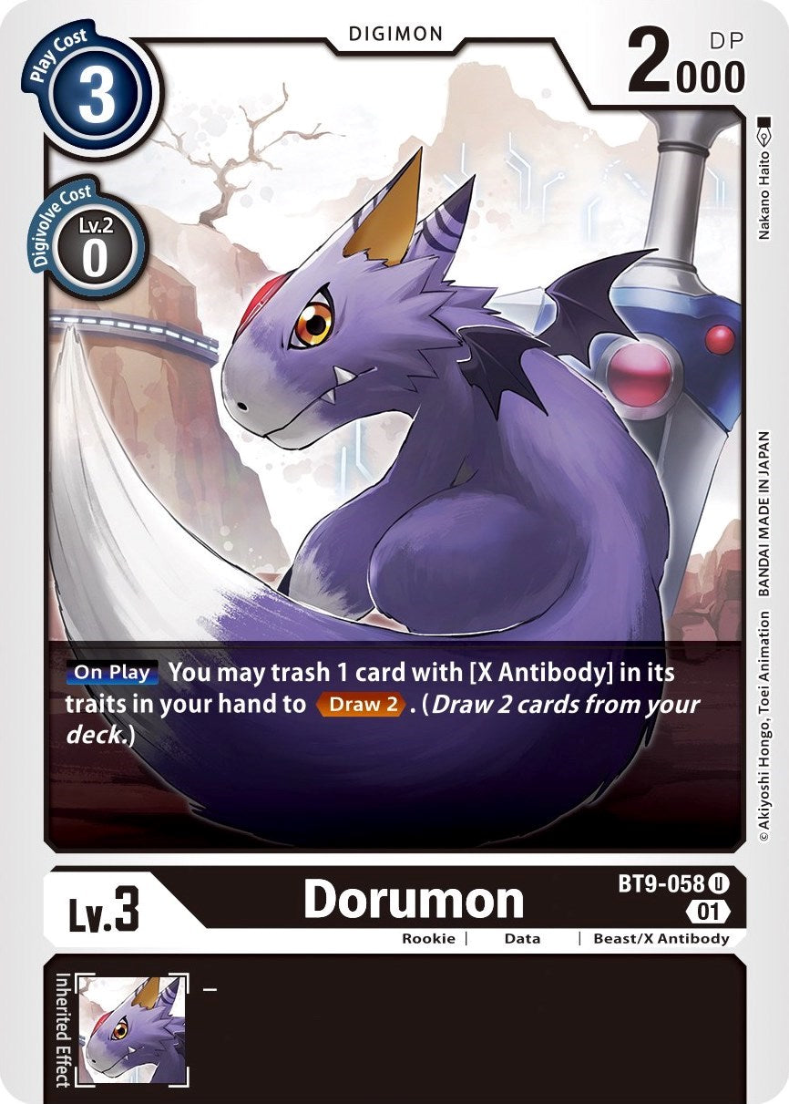 Dorumon [BT9-058] [X Record] | Clutch Gaming