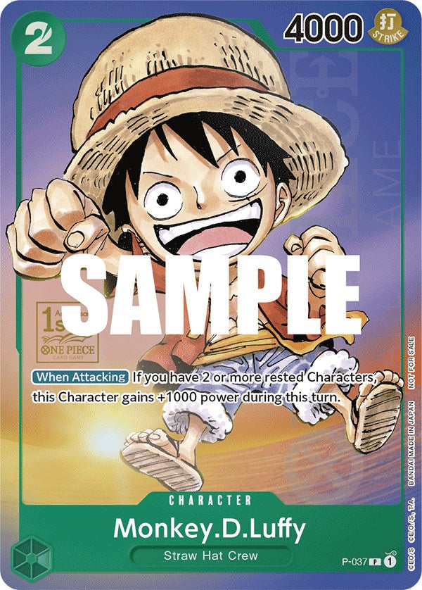 Monkey.D.Luffy (1st Anniversary Tournament) [One Piece Promotion Cards] | Clutch Gaming