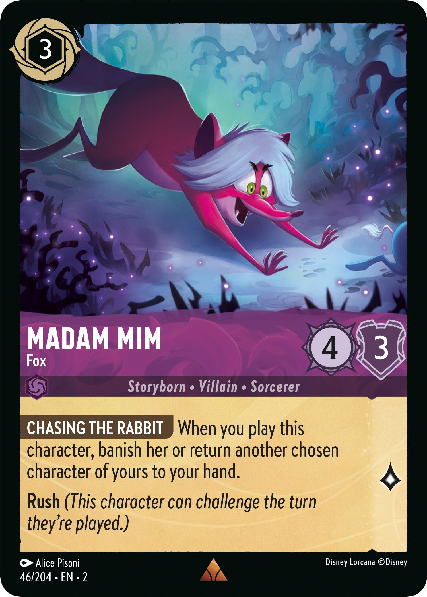 Madam Mim - Fox (46/204) [Rise of the Floodborn] | Clutch Gaming
