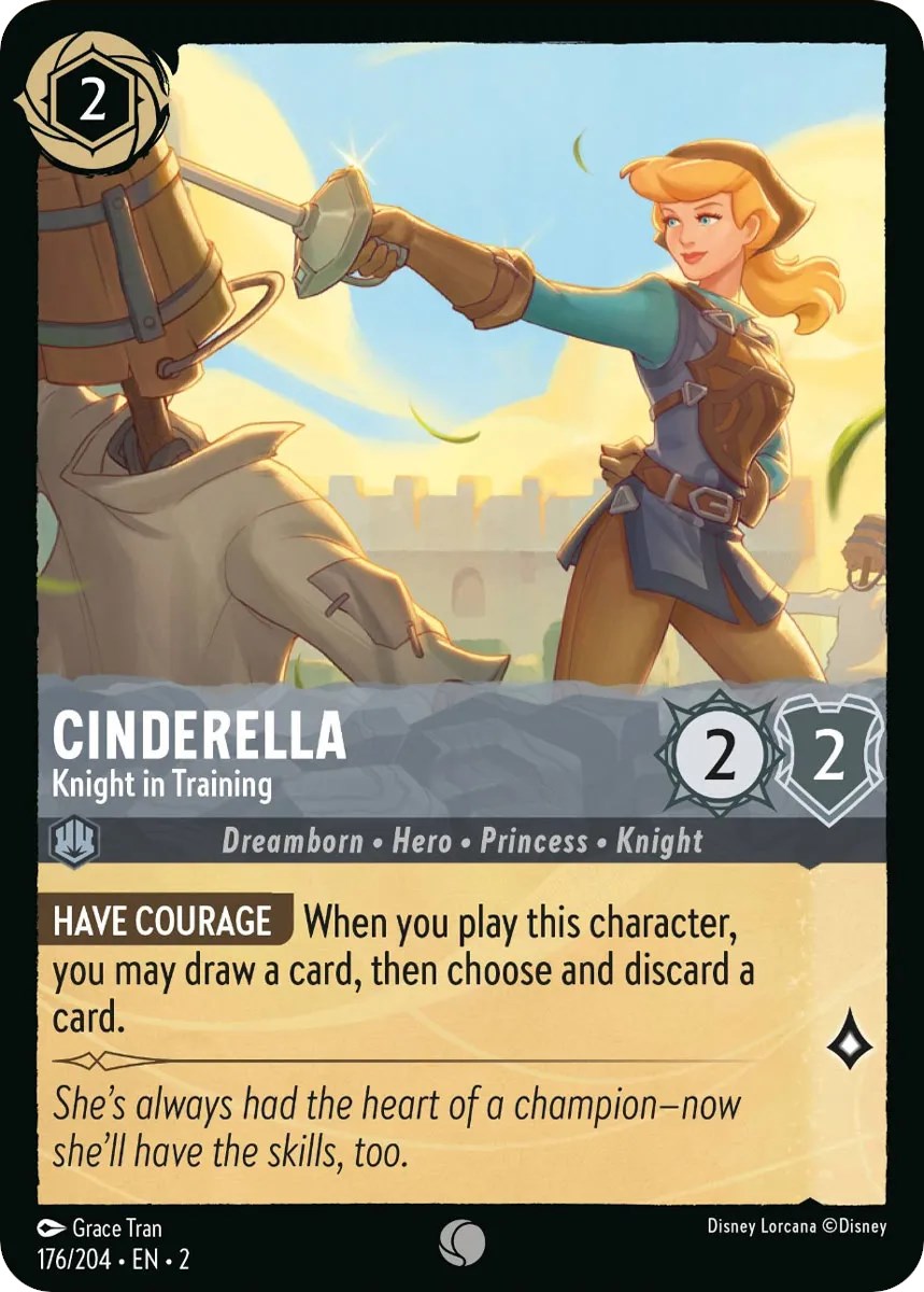 Cinderella - Knight in Training (176/204) [Rise of the Floodborn] | Clutch Gaming