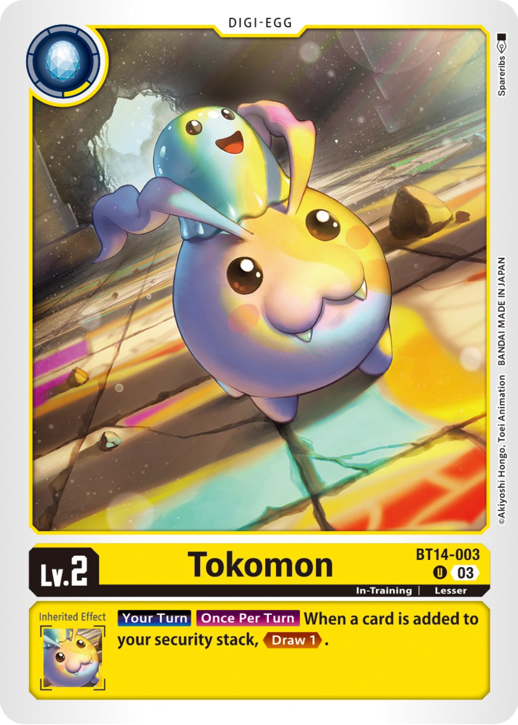 Tokomon [BT14-003] [Blast Ace] | Clutch Gaming