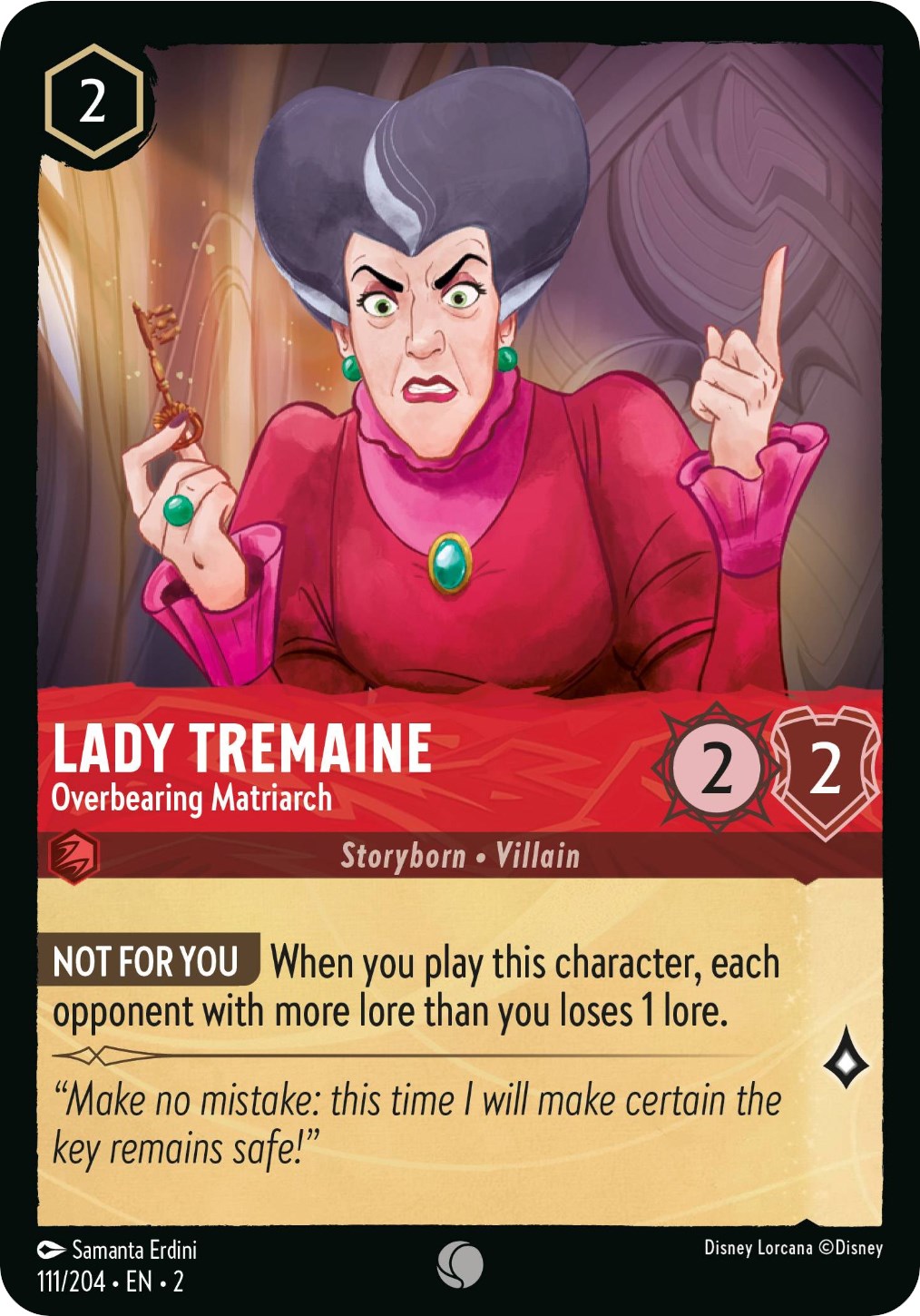 Lady Tremaine - Overbearing Matriarch (111/204) [Rise of the Floodborn] | Clutch Gaming