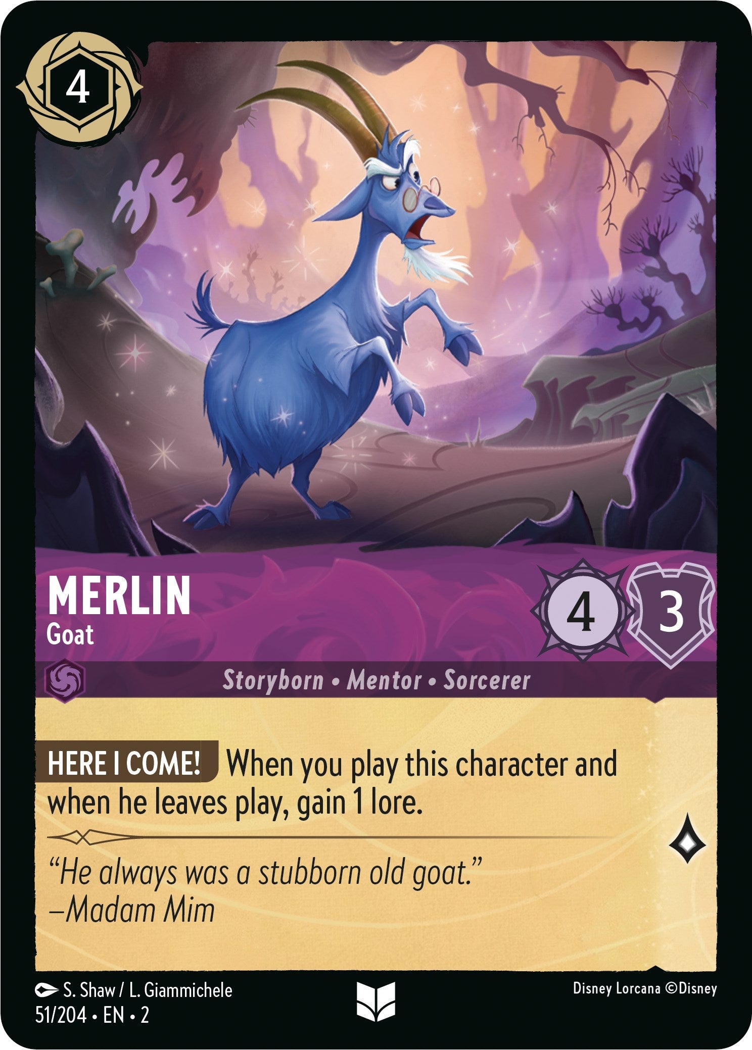 Merlin - Goat (51/204) [Rise of the Floodborn] | Clutch Gaming