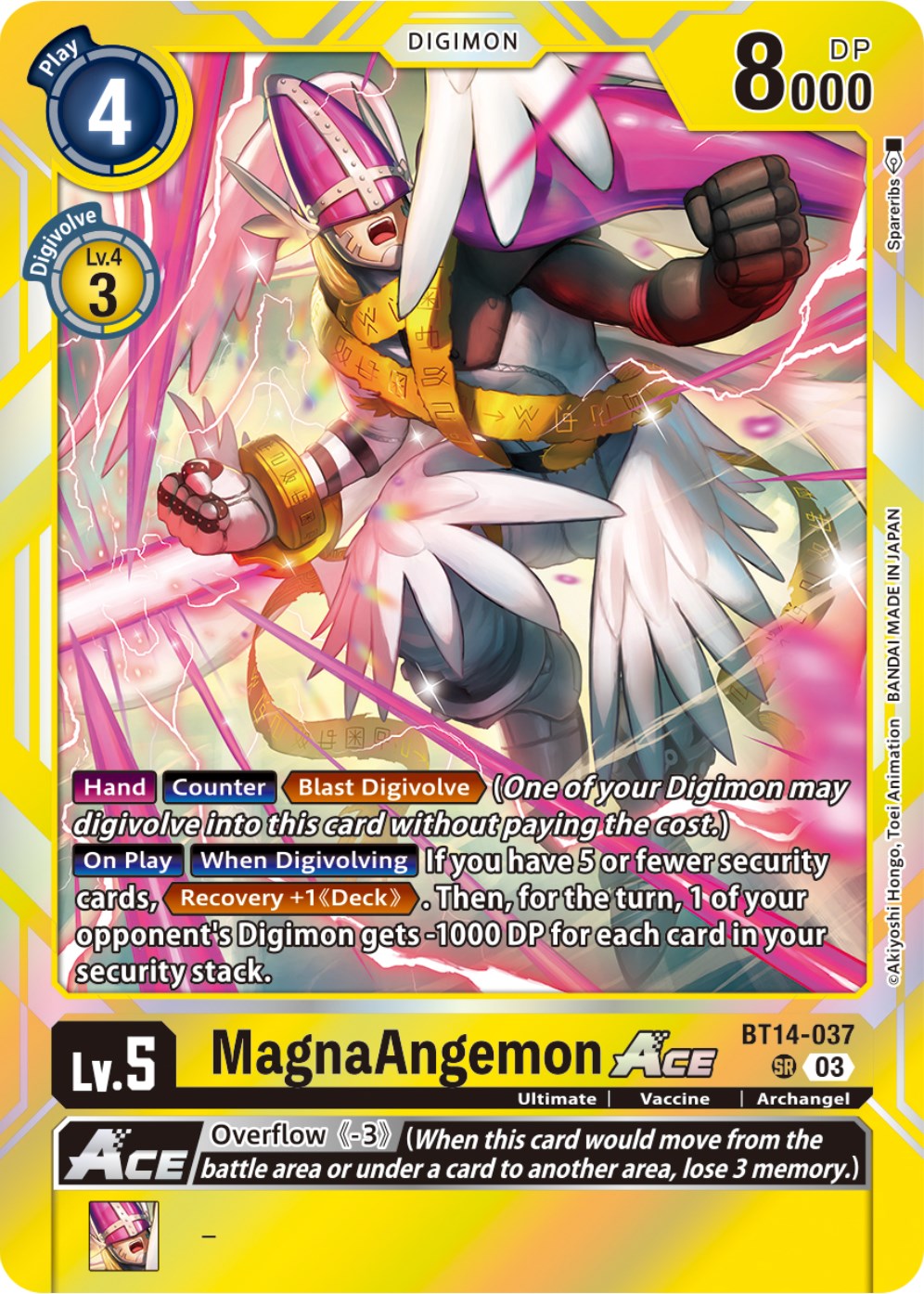 MagnaAngemon Ace [BT14-037] [Blast Ace] | Clutch Gaming