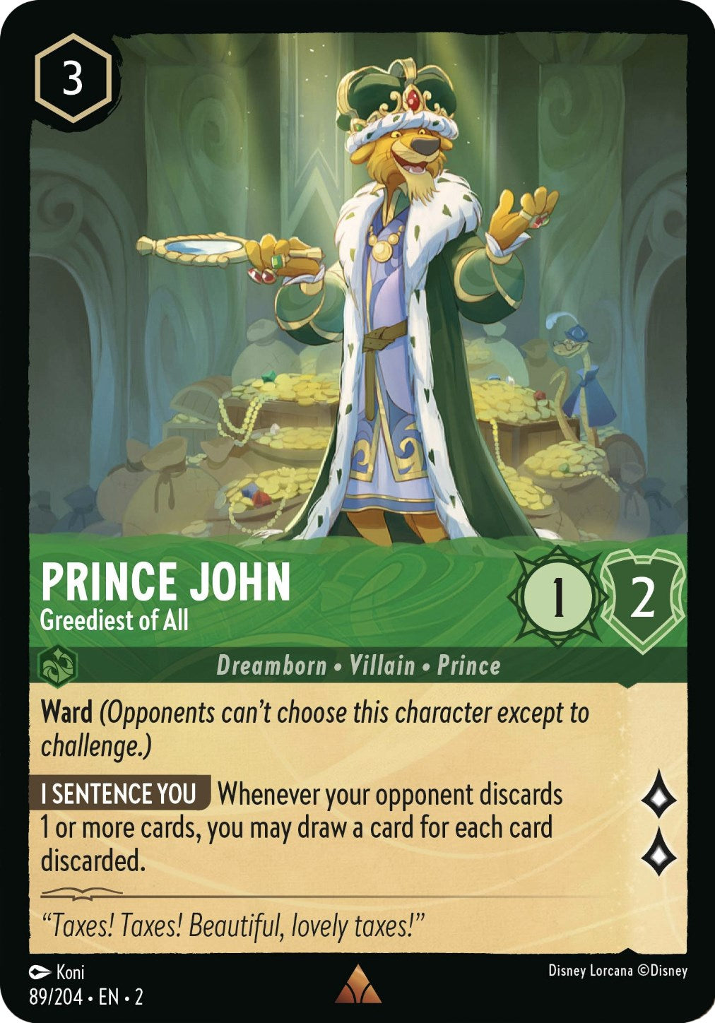 Prince John - Greediest of All (89/204) [Rise of the Floodborn] | Clutch Gaming