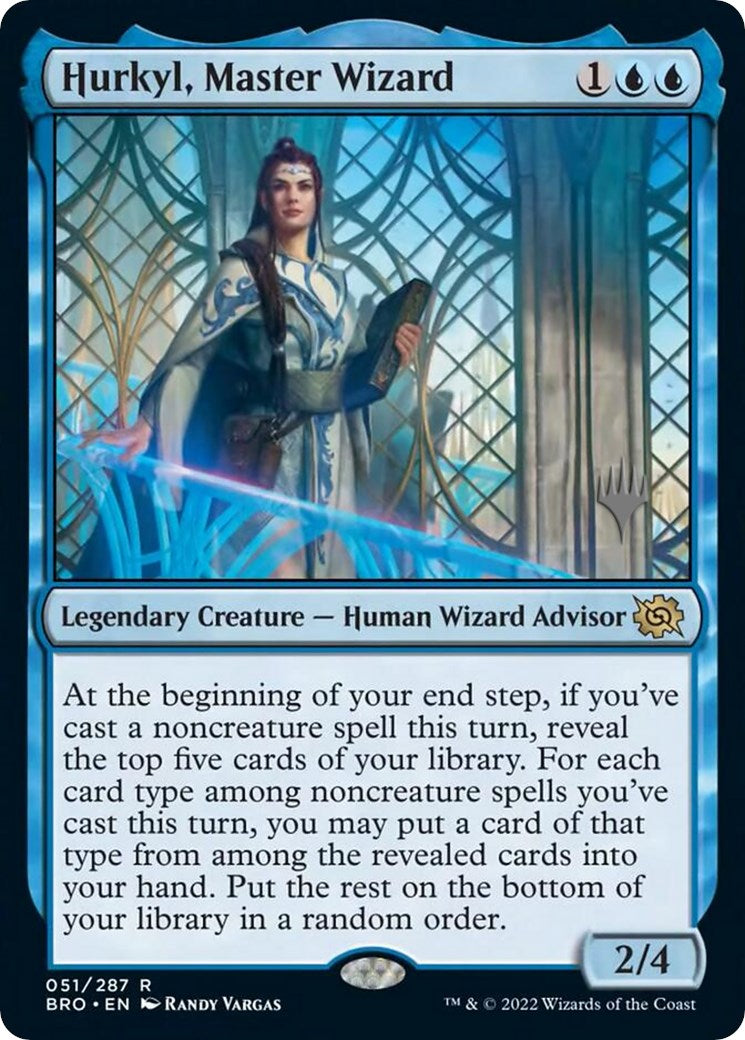 Hurkyl, Master Wizard (Promo Pack) [The Brothers' War Promos] | Clutch Gaming