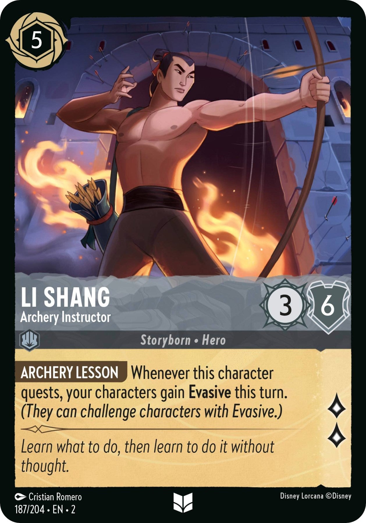 Li Shang - Archery Instructor (187/204) [Rise of the Floodborn] | Clutch Gaming