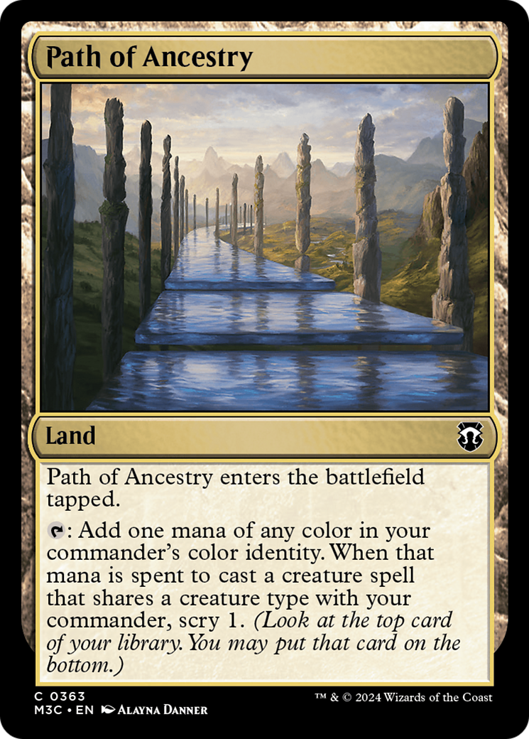 Path of Ancestry (Ripple Foil) [Modern Horizons 3 Commander] | Clutch Gaming