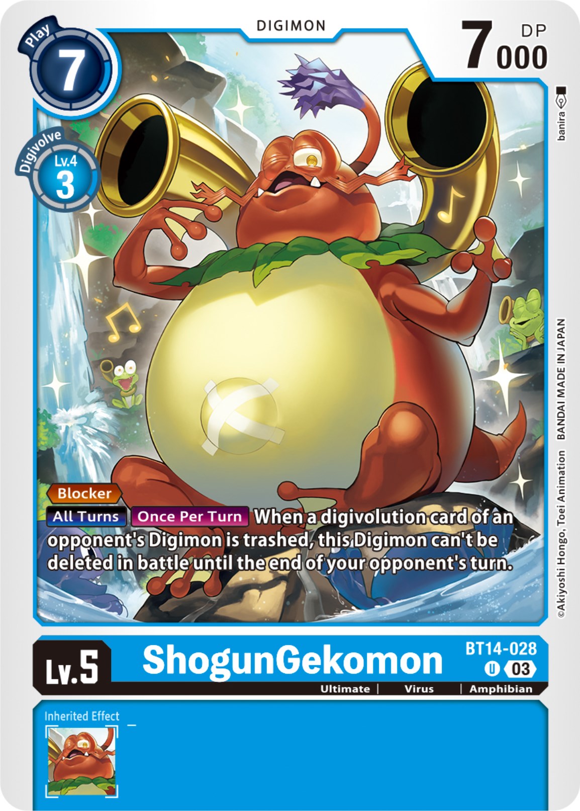 ShogunGekomon [BT14-028] [Blast Ace] | Clutch Gaming