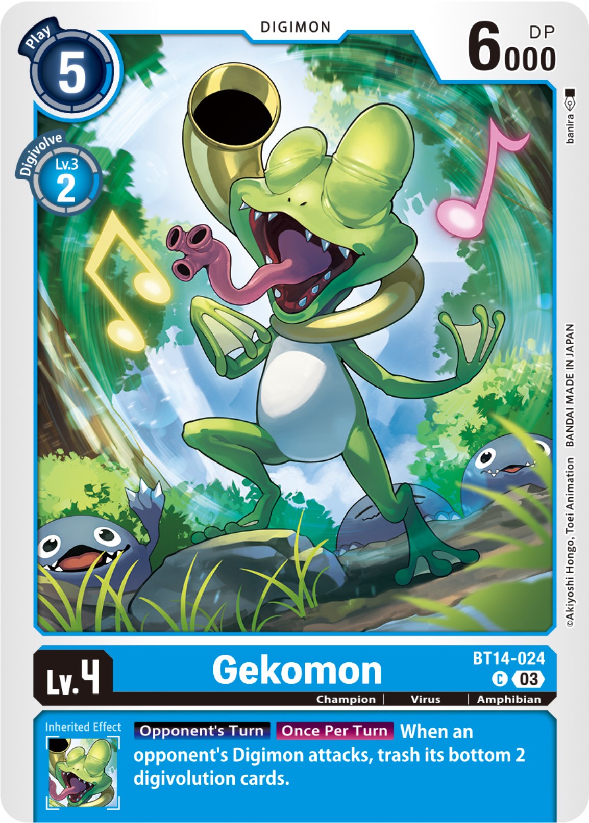 Gekomon [BT14-024] [Blast Ace] | Clutch Gaming